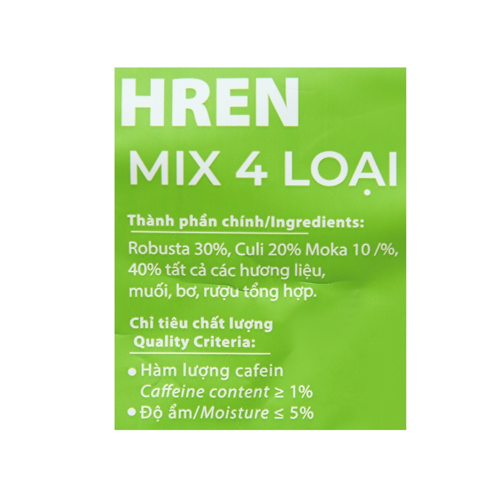 Cà phê rang xay H"ren Mix 4 loại 500g