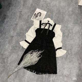 Đầm cổ sơ mi bigsize 60=>90