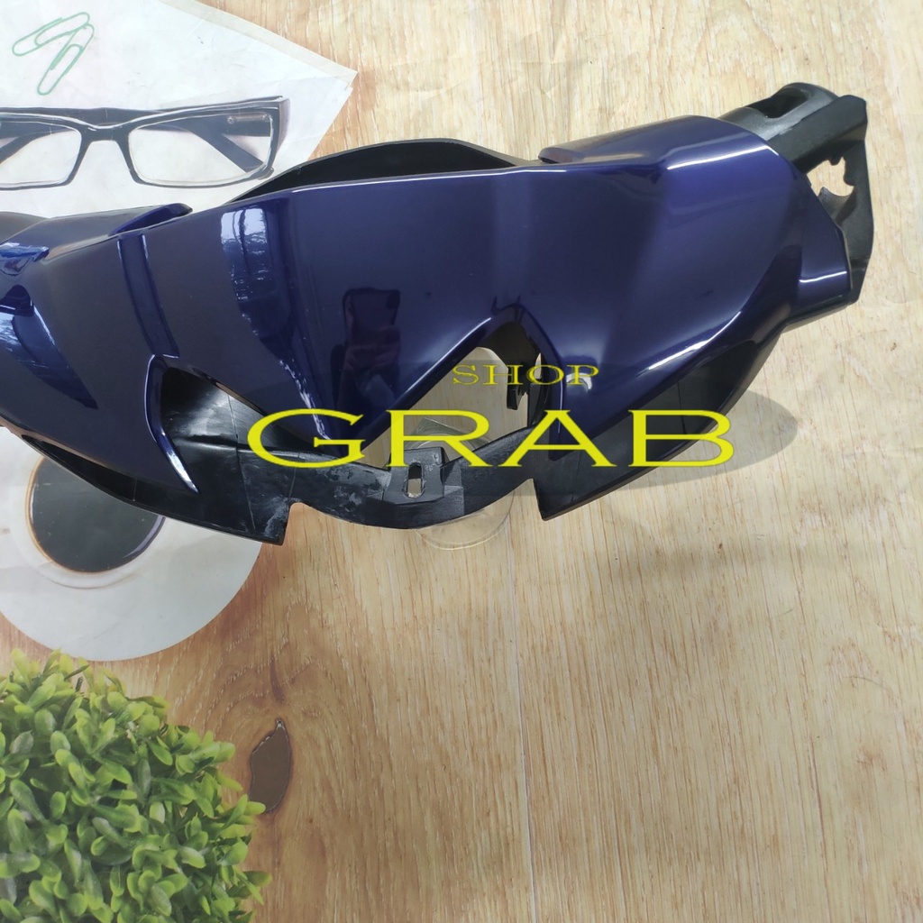 Bộ ốp đầu dành cho xe Wave S110  - RS 110 gồm 3 món : mào , ốp đầu và gáy đen