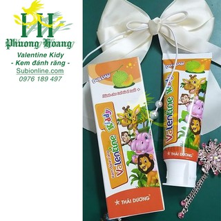 Kem đánh răng trẻ em valentine kiddy