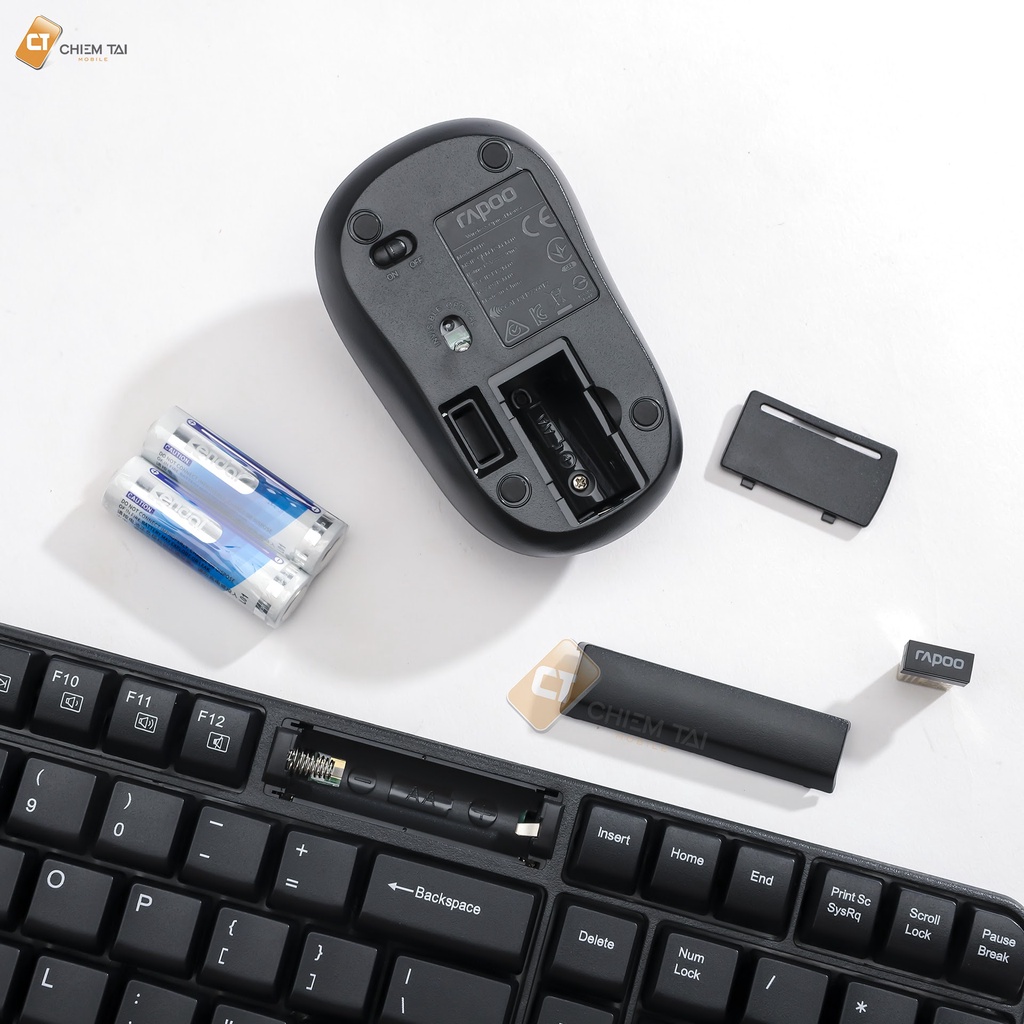 Bộ Phím + Chuột Không Dây Rapoo X1800 Pro