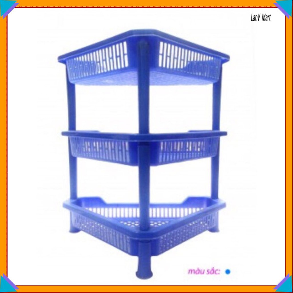 Kệ nhựa 3 tầng hình tam giác Tiện ích Online