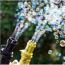 Súng Bắn Bong Bóng  Nòng Siêu Mạnh -  Bong Bóng Xà Phòng Đồ Chơi Cỡ Lớn Thổi Nhiều Bóng
