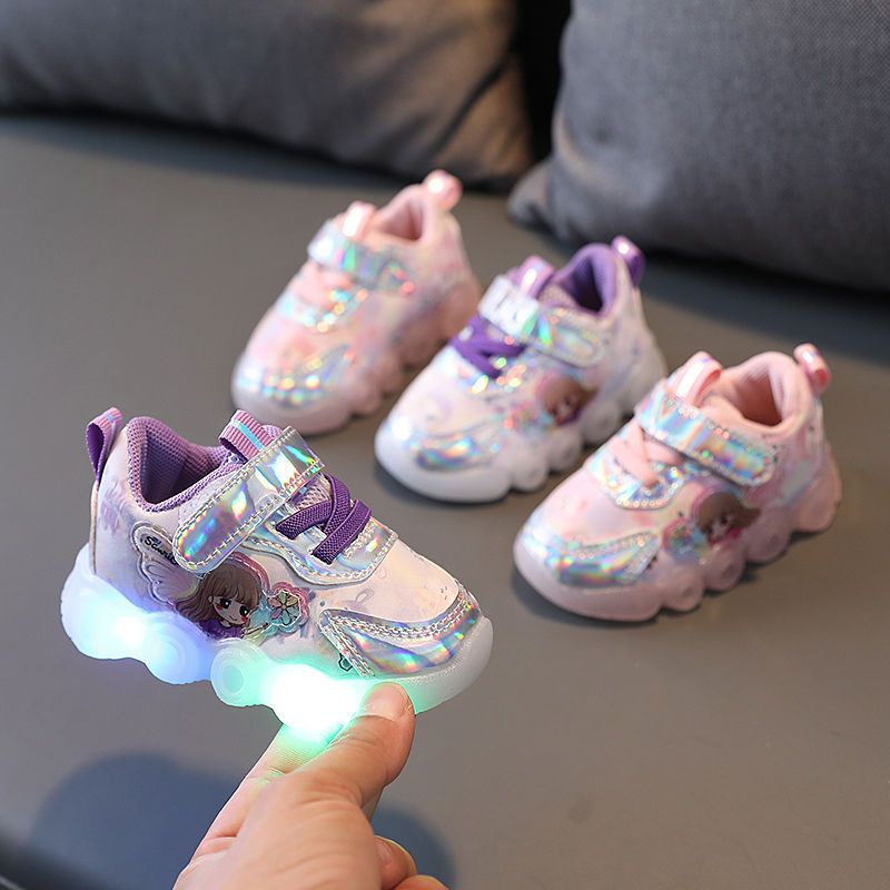 Giày Thể Thao Quai Dán Đế Mềm Thời Trang Dành Cho Trẻ 0-2 Tuổi