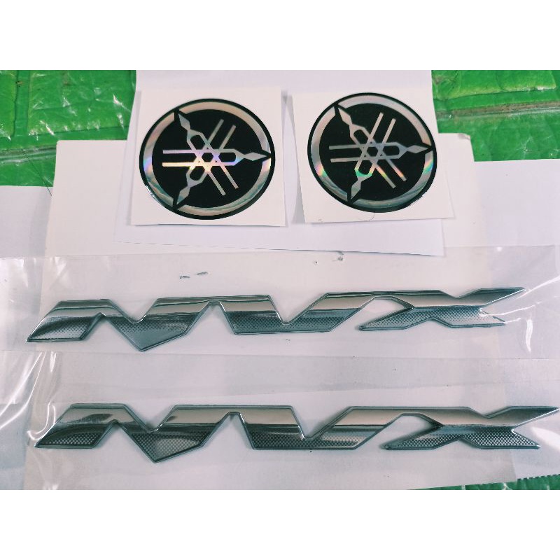 Bộ tem chữ nổi yamaha  NVX crôm hàng zin theo xe