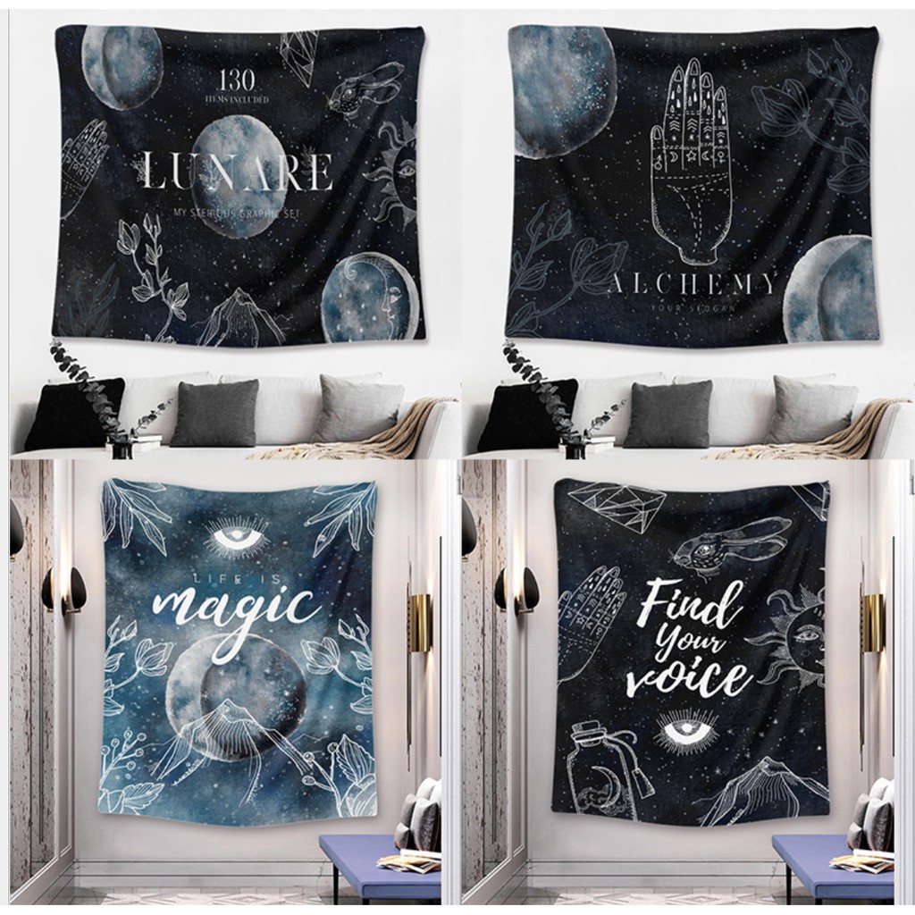 Thảm tapestry decor tường BOHO UNIVERSE