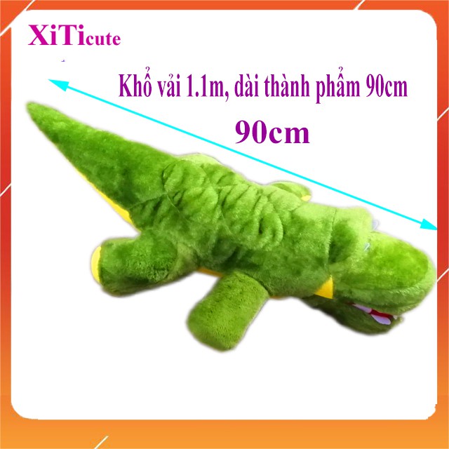 Gấu bông cá sấu chúa XiTi dùng để làm gối ôm, quà tặng người thương, đồ chơi cho bé hoặc vật trang trí trong nhà