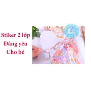 Hình dán Sticker 2 lớp dập nổi 3D xốp