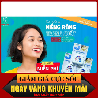 FREE SHIP l Bộ Dụng Cụ Niềng Răng Tại Nhà - Niềng răng trong suốt ( 3 giai đoạn ) l Cho người lớn và trẻ em l FREE SHIPl