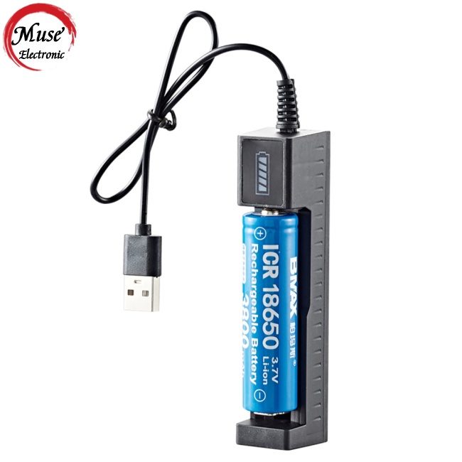 Bộ Sạc Pin Lithium 18650 Thông Minh Có Đèn Báo