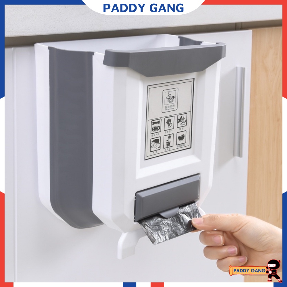 5 Cuộn Túi NiLon Đựng Rác Tự Phân Hủy Sinh Học size 45x50cm Túi Bóng Đen Dày Bao Chứa Rác Nhà Bếp Nhà Tắm Vệ Sinh