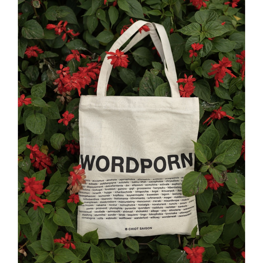 Túi tote canvas 🍄Wordporn 🍄