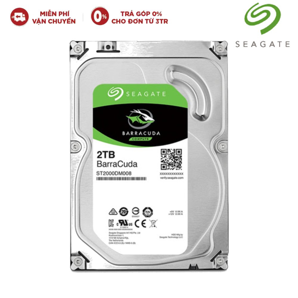 Ổ cứng HDD Seagate 2TB 3.5" SATA 3 - ST2000DM008