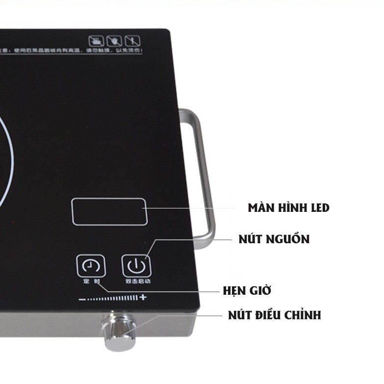 Bếp hồng ngoại SILVER CREST bếp hồng ngoại đơn - Công Suất 2000W mặt kính chịu nhiệt, chịu lực, không kén nồi