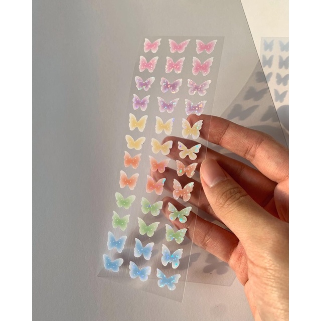 Lacotte | Rainbow Butterfly Sticker Sheet 🦋 nhãn dán trang trí