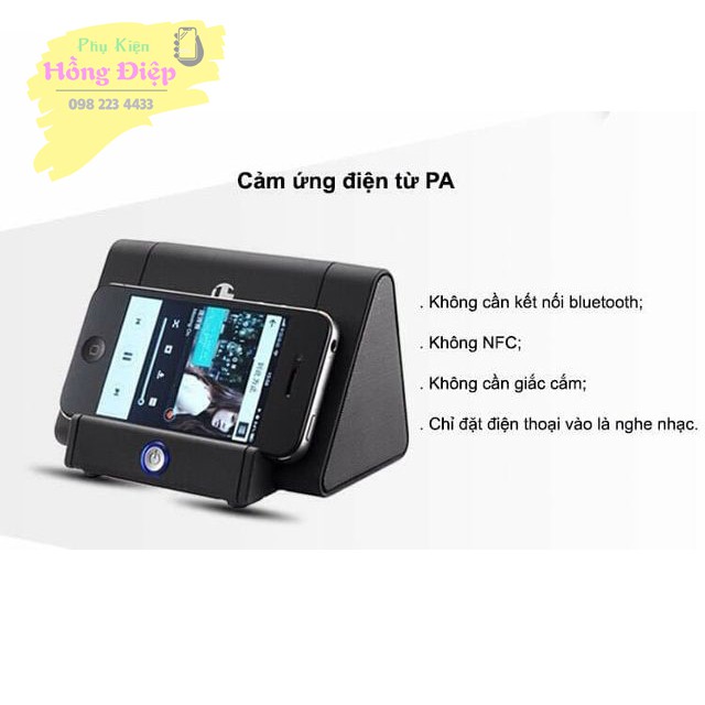 Loa Cảm Ứng Âm Thanh BC317 Kiêm Giá Đỡ Điện Thoại