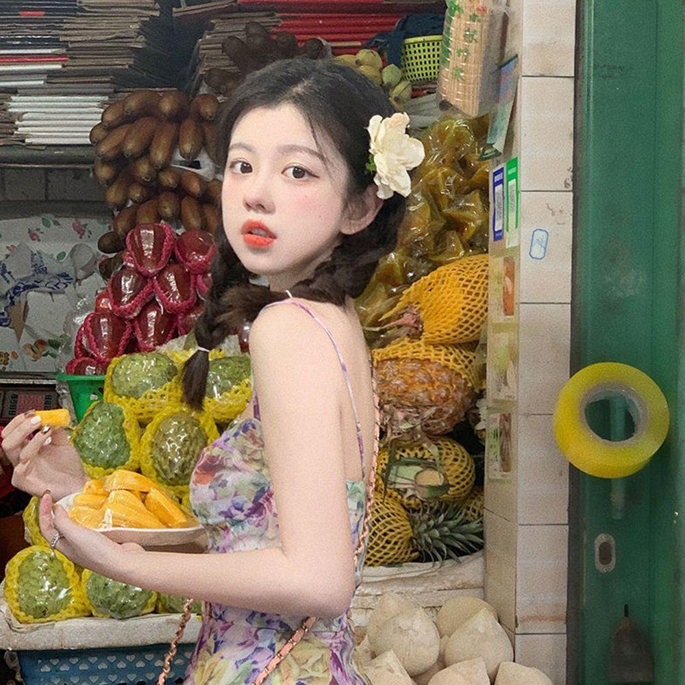 Kẹp Tóc Hình Hoa Đơn Giản Dễ Thương Cho Bé Gái