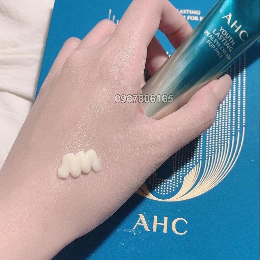 Kem mắt AHC Youth Lasting Real Eye Cream For Face mới mẫu 2021 Hàn Quốc 30ml