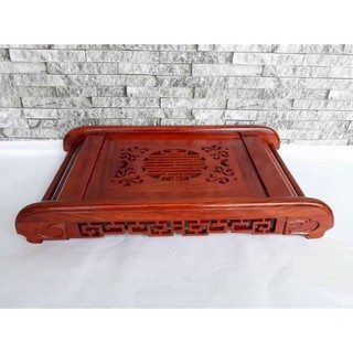 Khay trà cuốn thư gỗ hương cao cấp