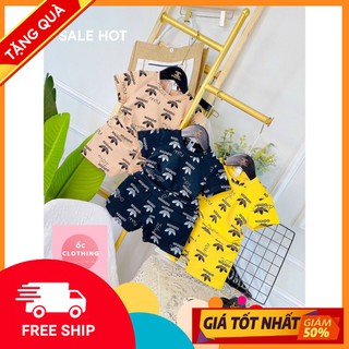 SIÊU KHUYẾN MẠI - Đồ Bộ Bé Trai, Bé Gái ADIDAS Vải Cotton 100% Họa Tiết Adidas Sang Chảnh, Bộ Cộc Tay Cho Bé Mùa Hè
