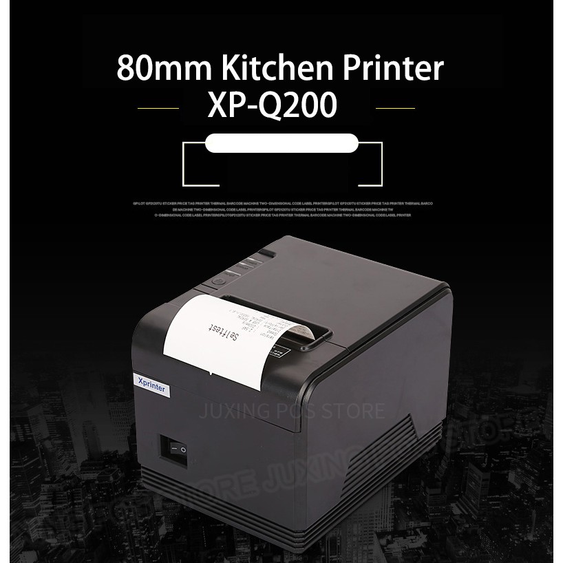 Máy In Hóa Đơn Bằng Nhiệt Xprinter XP-Q200 Tặng Kèm 01 Cuộn Giấy In