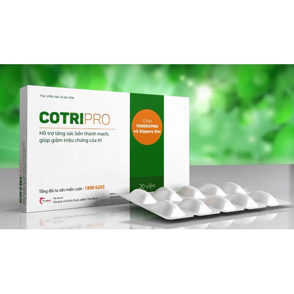 Cotripro - Viên Uống Hỗ Trợ Bệnh Trĩ 20 viên