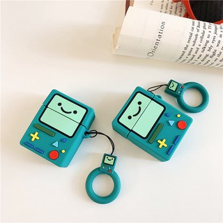 Vỏ Bảo Vệ Hộp Sạc Tai Nghe Airpods 11 Bằng Silicon Họa Tiết Hoạt Hình Adventure Time Độc Đáo