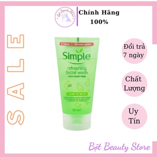 Sữa rửa mặt simple gel kind to skin 150ml