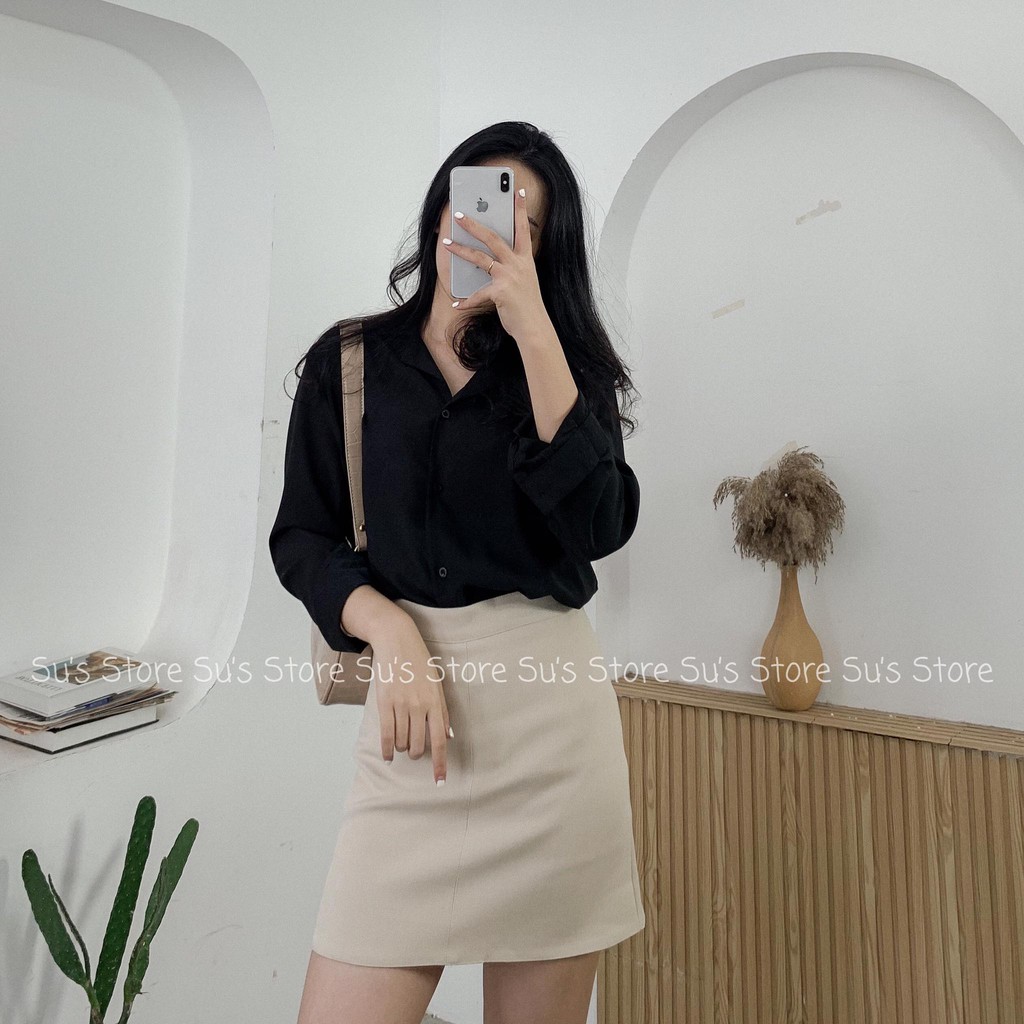 Chân váy chữ A chất dạ gân giữa CV149 SUSTORE | BigBuy360 - bigbuy360.vn
