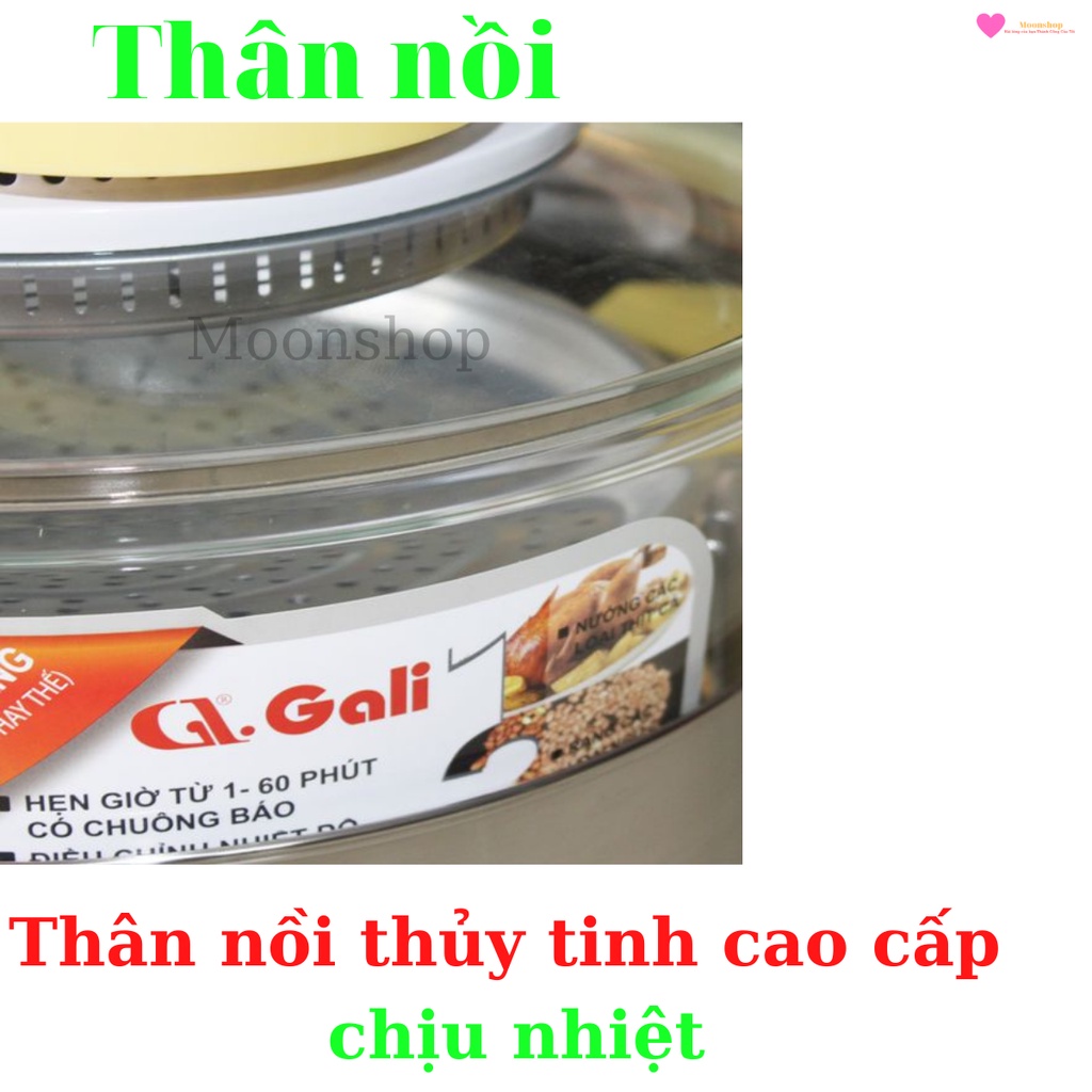 [QUÀ TẶNG]Lò Nướng Thủy Tinh,Lò Nướng Điện Chất Lượng Cao, Hàng Nhập Khẩu Chính Hãng Của Gali 1300w, Tặng Kèm 8 Phụ Kiện