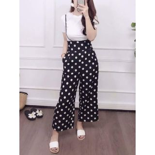 Set jum chấm bi rời kèm áo thun