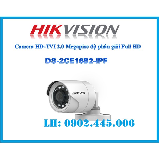 Camera TVI 2.0 Megapixe DS-2CE16B2-IPF,Hỗ trợ chống ngược sáng kỹ thuật số DWDR | BigBuy360 - bigbuy360.vn