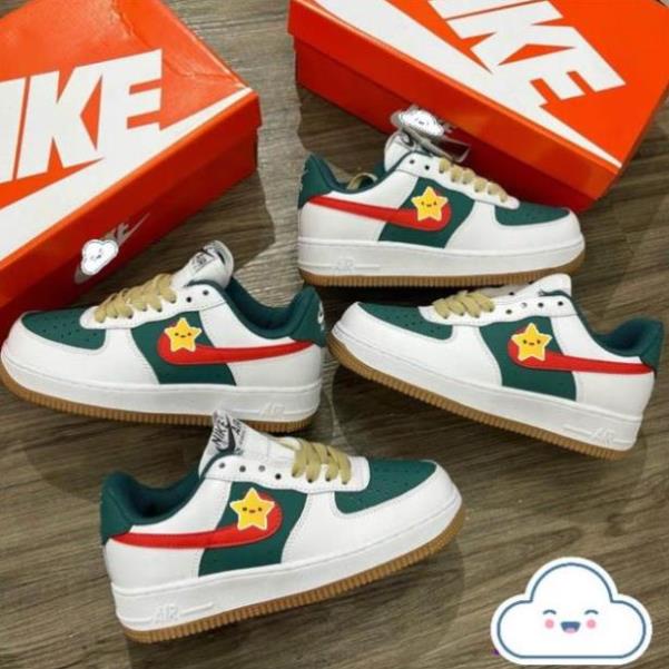 Full bill box 🎁 Giày AF1 id gucci xanh đỏ nam nữ, Giày thể thao air Force GC vạch xanh đỏ Full Box | BigBuy360 - bigbuy360.vn