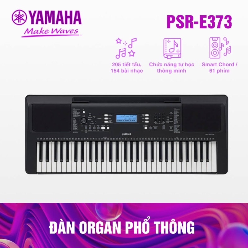 Đàn organ Yamaha PSR E373 - bảo hành chính hãng