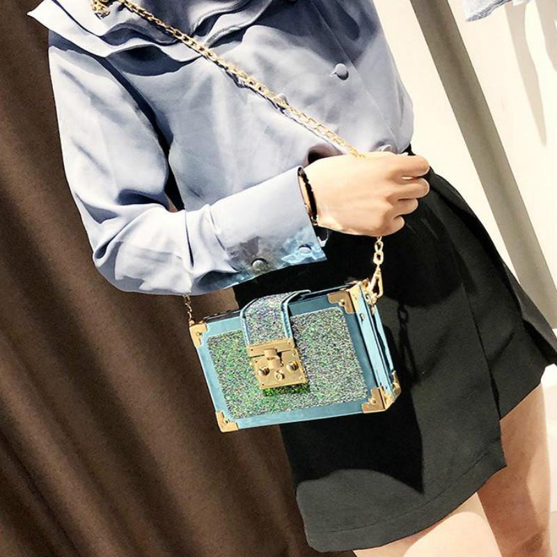 Túi đeo chéo IELGY hình hộp thời trang dành cho nữ