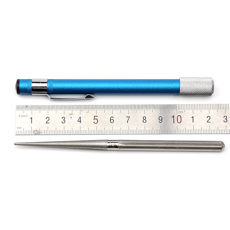 1 Dụng Cụ Mài Lưỡi Câu Cá 400 Lưỡi Hình Bút Mạ Kim Cương Chất Lượng Cao