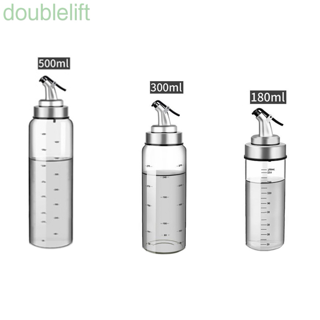 Bình thủy tinh trong suốt đựng dầu ăn/nước tương dung tích 500/300/180ml