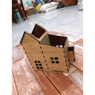 Ống đựng đũa gỗ cao cấp