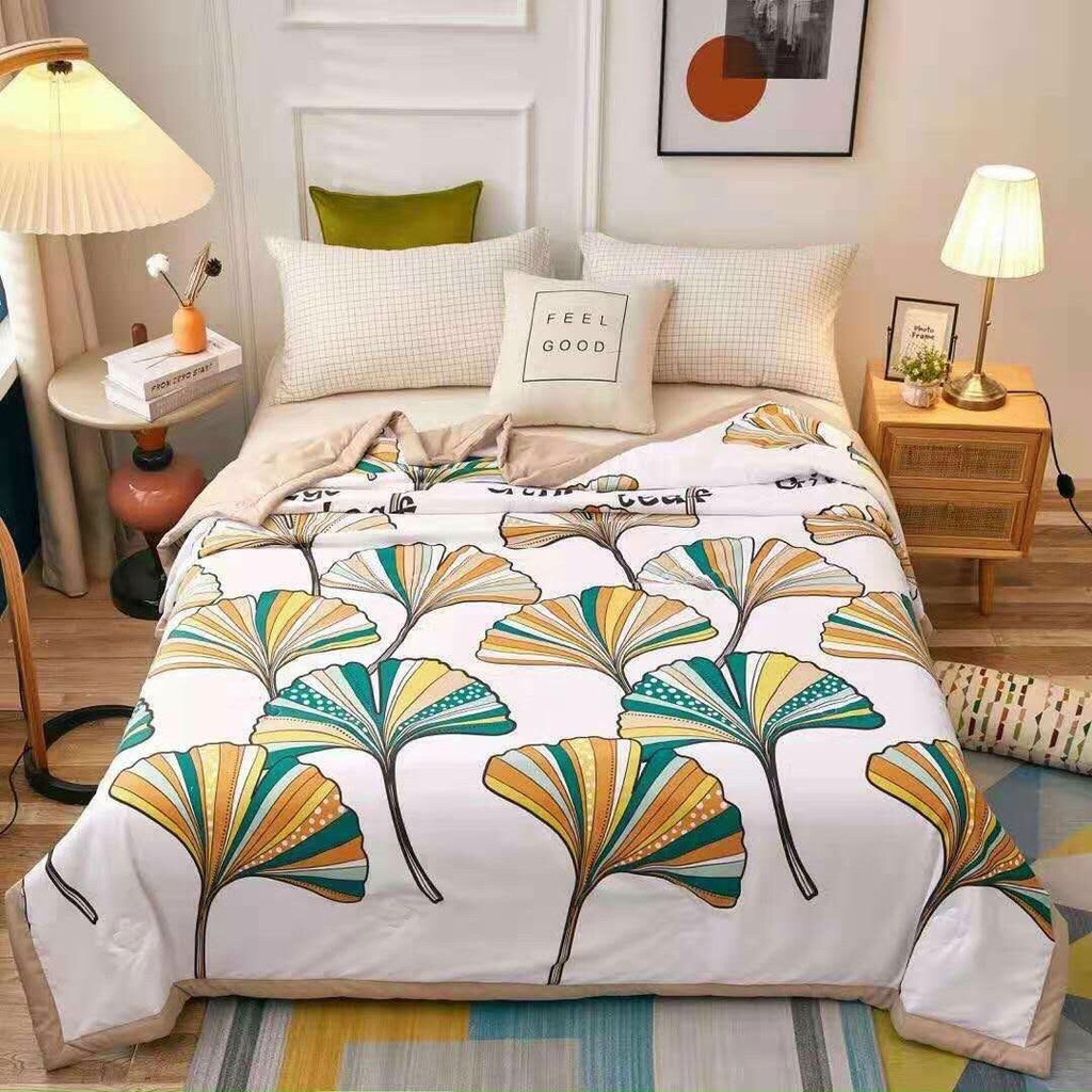 Chăn Cotton Đũi Zaza Home M2T bedding chăn hè nhập khẩu mềm mịn mát kich thước 2m x 2m2