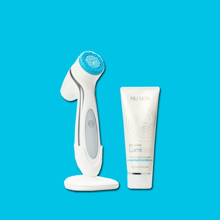 Máy Rửa Mặt Cao Cấp LumiSpa - Nuskin [Xách tay Nhật Bản]+ Tặng kèm sữa rửa mặt cao cấp