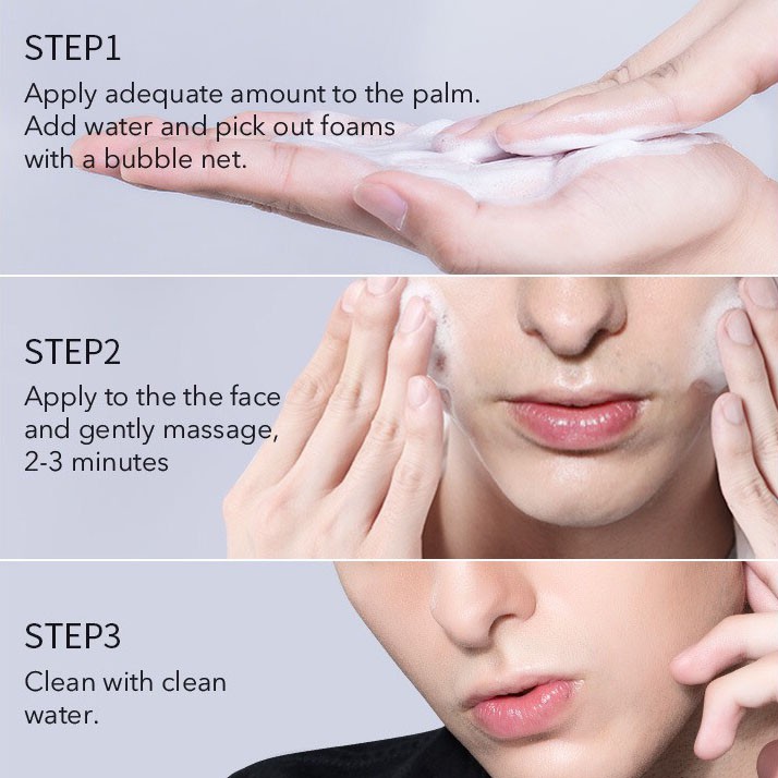 Sữa rửa mặt trắng da Man Codes làm sạch sâu loại bỏ mụn đầu đen cho nam | BigBuy360 - bigbuy360.vn