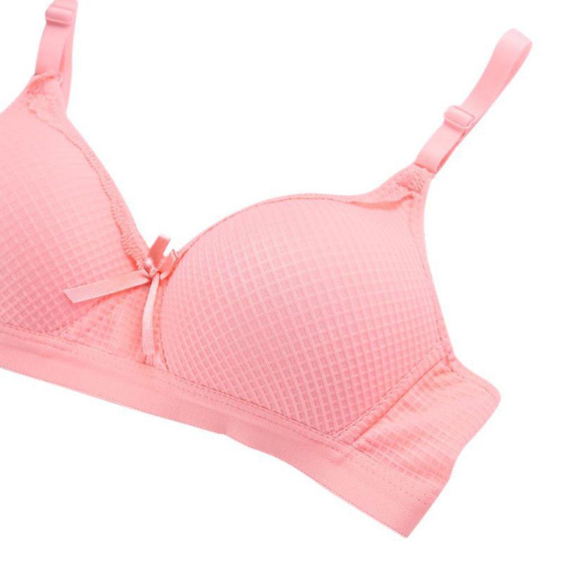 Set áo ngực &amp; quần lót nữ thêu ren đính nơ nhiều màu