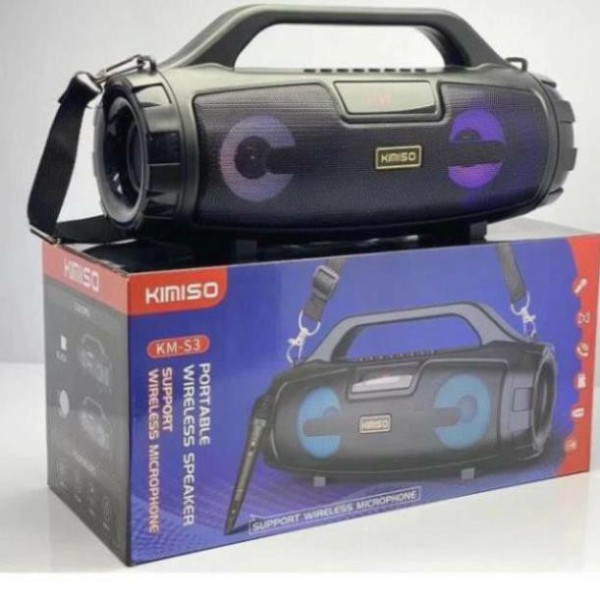 Loa Bluetooth Karaoke KIMISO KM-S3 -(S1 - S2 - S5 - S6) (tặng míc Có dây) Quý Khách có Thể mua thêm Míc Không Dây