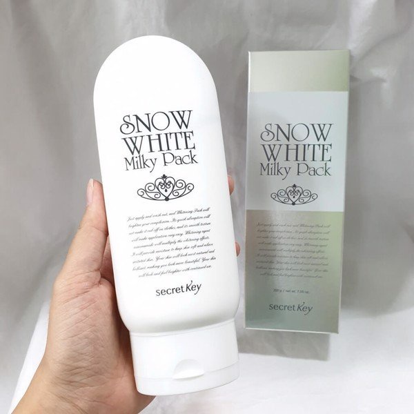 Kem Dưỡng Trắng Da toàn thân Snow white milky pack secret key chính hãng Hàn Quốc 200ml NPP Shoptido