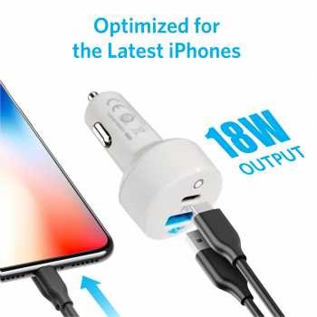 Anker Củ Sạc Xe Hơi Pd 2 A2721 Màu Trắng