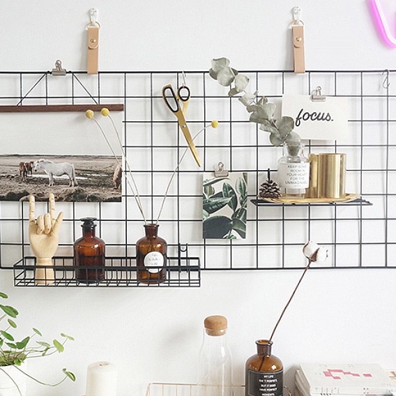 Tấm Lưới Thép Lắp Ghép Đa Năng Trang Trí Tường Nhà Cửa Đồ Decor Phòng Ngủ,Phòng Khách,Quán Café