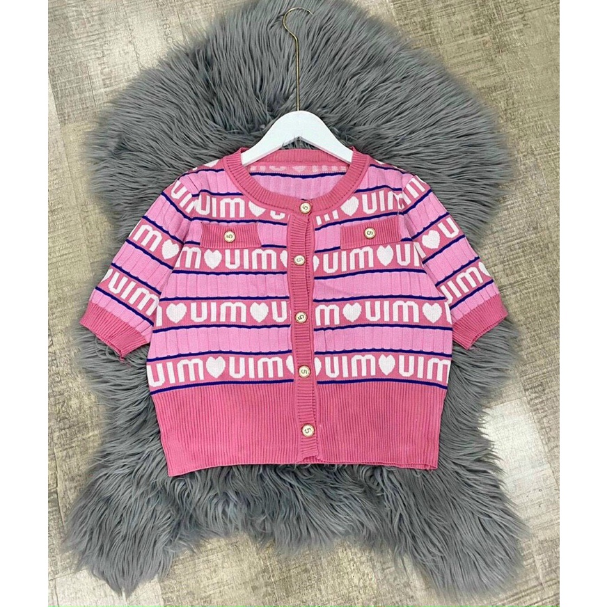 Áo cộc len miumiu siêu xinh