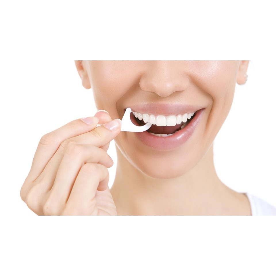 TĂM XĨA RĂNG CHỈ CÂY CHUYÊN DÙNG NHA KHOA DenTek NHẬP MỸ  BỊCH 150 CÂY - DenTek Triple Clean Floss Pick