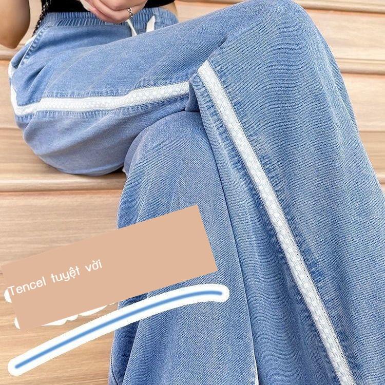 Quần denim Ống Rộng Thời Trang Dành Cho Nữ