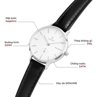  Đồng Hồ Nữ Curnon Melissani Monsoon Dây Da Chính Hãng Đeo Tay Thanh Lịch Thời Trang 